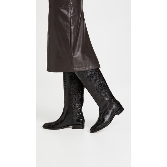 Freda Salvatore peak black boots nwb 6.5 - Picture 1 of 4